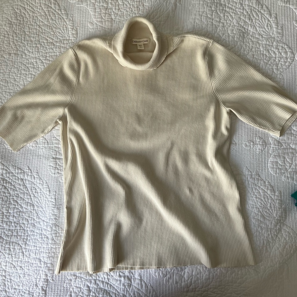 Coldwater Creek Silk Blend Top - Picture 2 of 11